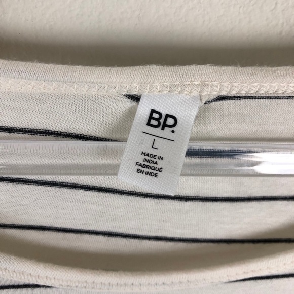 B.P.- Striped top with side slits casual wear top - Picture 7 of 9